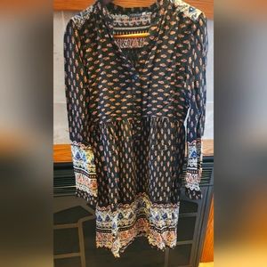 Earthbound Trading Co Long Sleeve Dress Size L